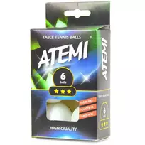 Stalo Teniso Kamuoliukai ATEMI 40+ 3* 6vnt