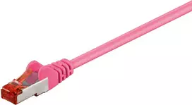 MicroConnect RJ- 45 / RJ- 45 cat6 F / UTP Rožinė 0, 25 m (B- FTP60025PI)