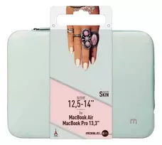 Mobilis Skin Sleeve tabletės dėklas 12,5–14 colių – pilka ir rožinė