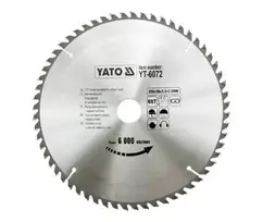 YATO WIDI diskinis pjūklas 250x30 mm 60 dantukų 6072