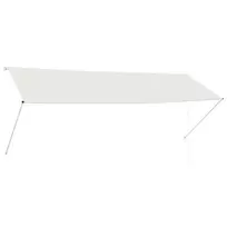 Ištraukiama markizė, kreminės spalvos, 350x150 cm