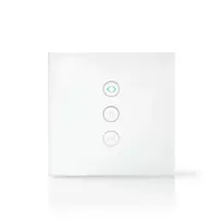Nedis WLAN išmanusis sieninis jungiklis (WIFIWC10WT) – užuolaidų, žaliuzių ar skėčio valdymas