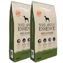 Sausas maist. šun., Maxi Adult Essence jautiena&vištiena, 2vnt.,30kg