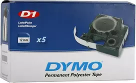 Dymo S0718060 D1 tipo juosta (juoda balta)
