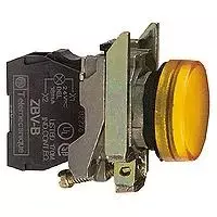 Schneider Electric Signalinė lemputė 22mm geltona 24V AC / DC LED (XB4BVB5)
