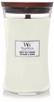 WoodWick Aromatinė žvakė (White Tea & Jasmine), 609,5 g