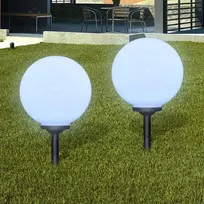 Lauko LED šviestuvai takeliui, 2vnt, 30cm, įsmeigiami