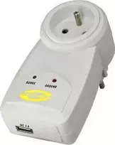 Orvaldi ORV-1PL apsaugos nuo viršįtampių maitinimo juosta, 1 lizdas, baltas (ORV-1PL)