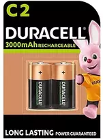 Baterija - Duracell C 3000mAh Įkraunama 2 Pakuotėje