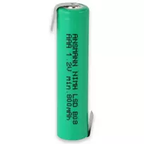Ansmann Micro NiMh battery Löt 1xAAA 800mA