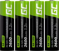 Green Cell Baterija AA / R6 2600mAh 4 vnt.