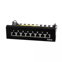„LogiLink Patch“ skydelio stackjonarny LogiLink NP0017B 8x RJ45 kat.6 ekranas