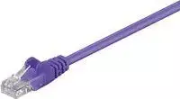 MicroConnect RJ-45 kt.5E U / UTP Violetinė 0.25m (B-UTP50025P)