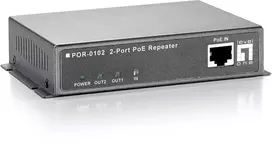 LevelOne LEVEL ONE POR-0102 Power over Ethernet PoE Extender šviesolaidinis keitiklis - 552014