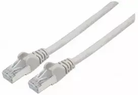 INTELLINET CAT6a S/FTP tinklo kabelis LSZH, 0,5 m, pilkas, 317092