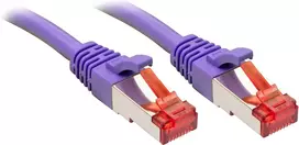 Tinklo Kabelis - LINDY Cat.6 S/FTP Tinklo Kabelis, RJ45, M/M, 250MHz, 27AWG, 0.3 m, Purpurinis