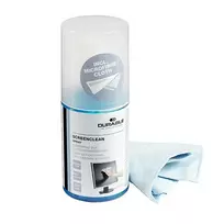 Valymo skystis DURABLE Sreenclean, 200 ml, su šluoste