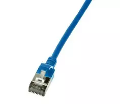 2direct LogiLink patch kabelis CAT6A STP TPE SlimLine mėlynas 0,3m