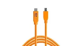 USB kabelis - Tether Tools Pro USB-C 2.0 Micro B 4.6m su TetherBoost Pro Core valdikliu