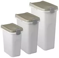 Zolux šuniui maisto konteineris 40 l 45x27x61 cm spalva balta/šviesiai ruda