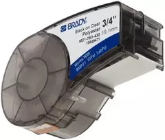 Brady M21-750-430, Permatoma, Lipni spausdintuvo etiketė, Poliesteris, Terminis perkėlimas, Akrilas, Nuolatinė