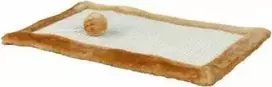 TRIXIE Draskyklė kilimėlis, sizalis-pliušas, 55x35 cm, natural-ruda