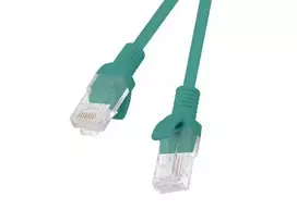 LANBERG PCU5-20CC-0025-G Lanberg Patchcord RJ45 kat. 5e UTP 0,25m žalias, 10-Pak