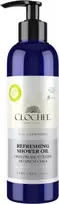 „Clochee“ gaivinantis dušo aliejus su agurkų ir saldžiųjų vynuogių ekstraktu, 250 ml
