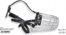 Dino Metalinis snukis - 5 dobermanas