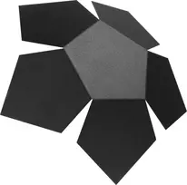Sollux Lighting Sieninis šviestuvas PENTA juodas