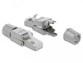 Delock RJ45 kištukas Cat.6A STP be įrankių