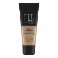 „Maybelline Fit Me Matte + Poreless Foundation“ makiažo pagrindas, 332 Golden Caramel, 30 ml