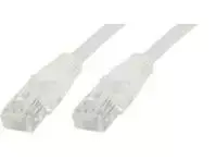 MicroConnect RJ- 45 / RJ- 45 kt.5E U / UTP Baltas 10vnt. 1 m (V- UTP501WVP)