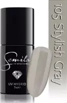 Gelinis nagų lakas Semilac 7 ml, 105 Stylish Gray