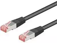 Goobay Kabelis LAN Patchcord CAT 6 S/FTP LSZH Juoda 1m