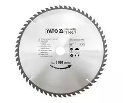 Pjovimo diskas medienai Yato YT-6077; 300x30 mm; Z60