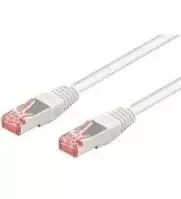 Goobay GB CAT6 VERKKOKAAPELI, S/FTP, VALKOINEN, 20M, LSZH