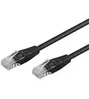Goobay Kabelis LAN Patchcord CAT 6 U/UTP JUODA 1m