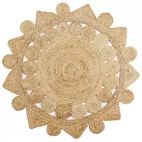 Kilimas, 150 cm, pintas džiutas, rankų darbo