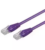 Goobay Goobay CAT 6 Komutacinis kabelis U/UTP Violet 1m