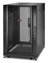 APC NETSHELTER SX 18U SERVER RACK ENCLOSURE 600MM X 900MM W/ SIDES Juodas