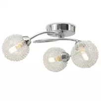 Lubinis šviestuvas Lubų šviestuvas su 3 LED G9 lemputėmis, 120 W