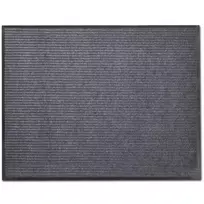 Pilkas PVC Durų Kilimėlis, 90 x 60 cm