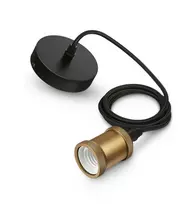 Sieninis šviestuvas Philips Vintage Cord pakabos laidas, šlifuotas auksas, E27