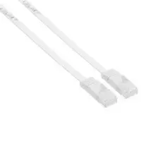 InLine 10m - U / UTP tinklo kabelis - 1000Mbps - Cat.6 - RJ45 - baltas (71600W)