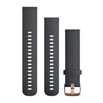 Išmaniojo laikrodžio Garmin greitai atsegamas, silikoninis dirželis, Mėlynos spalvos, 20mm