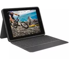 „Logitech“ – tvirtas folijos dangtelis „iPad 10,2 Graphite“.