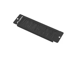 LANBERG AK-1104-B kabelio įvedimo šepečio skydelis 10 juodas