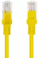 LANBERG PCU5-10CC-0025-Y Patchcord RJ45 kat. 5e UTP 0,25m geltona
