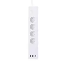 WOOX R4027 Išmanusis „WiFi“ maitinimo laidas, 4x kintamoji srovė + 4x USB